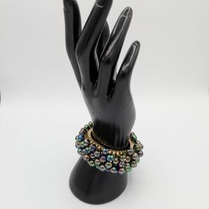 Multicolor Metal Beaded Bracelet